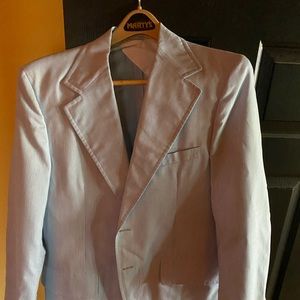 VINTAGE HASPEL 3pc SUIT LT. BLUE 60-70s